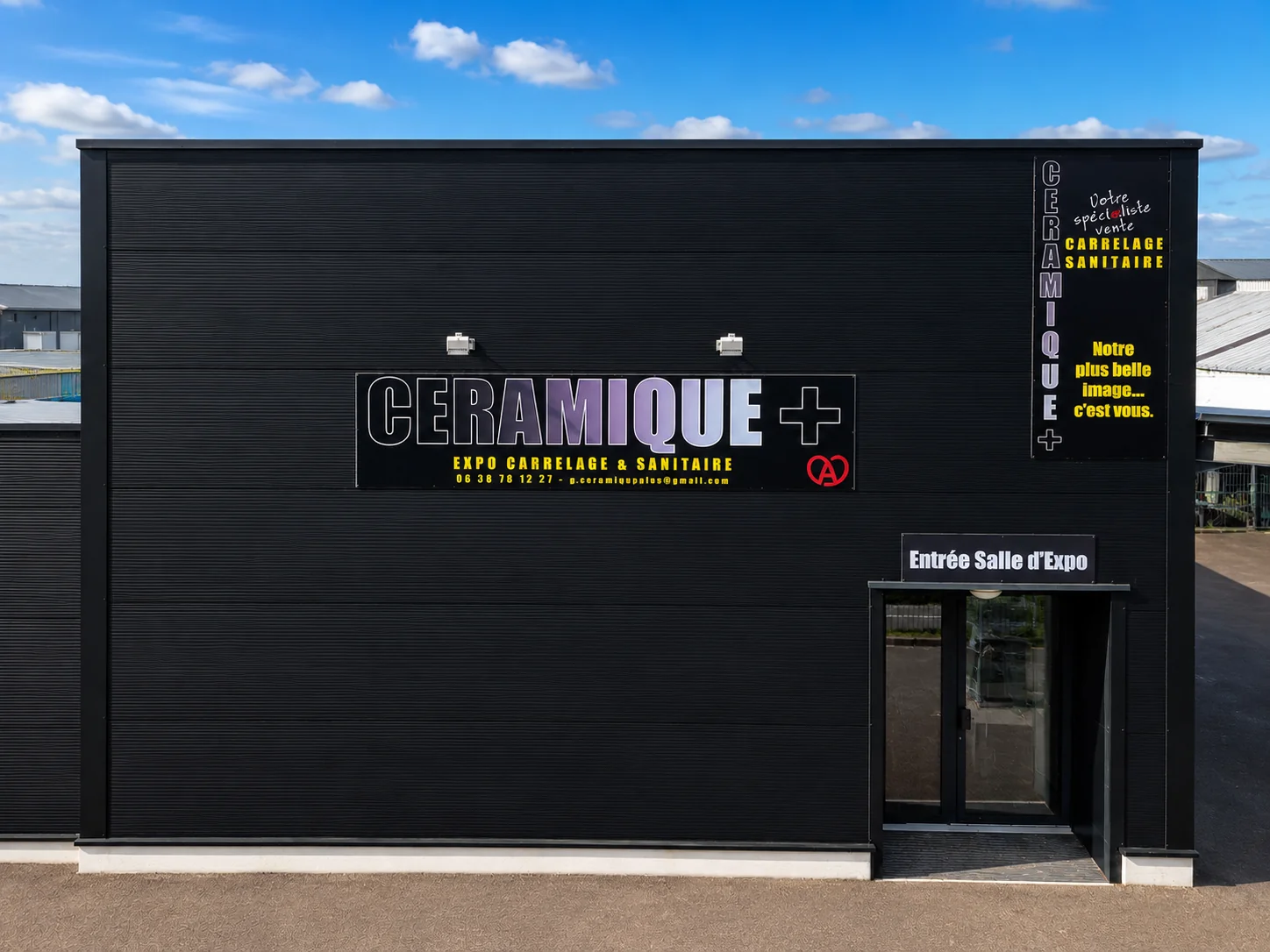 Façade du showroom Céramique+ — 4 Rue des Meuniers ZA, Geudertheim